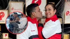 Christian Domínguez tiene romántico gesto con Karla en aeropuerto: «Haciendo méritos para la oficialización»