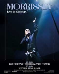 Morrissey confirma fechas en Barcelona y Madrid en julio