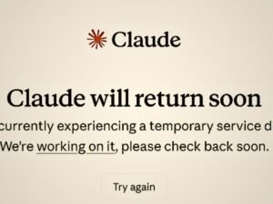 miles de usuarios reportan problemas en la plataforma de IA de Anthropic este miércoles 15 de abril